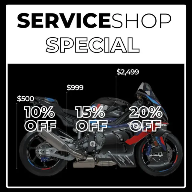 **Off-Season Service Specials Are Here!** 

⏰ From **January 1st to March 31st**, give your ride the care it deserves and enjoy **progressive discounts** on all services: 

✅ **10% Off** for service bills between $500 and $999 
✅ **15% Off** for service bills from $1,000 to $2,499 
✅ **20% Off** for service bills over $2,500 (discount capped at $500) 

💡 Don’t wait for the busy season—schedule your service now and hit the road ready when spring arrives! 

📞 Call us 732.635.0094 or 📅 Book online today! 

#ducatiservice #ducati #bmwmotorrad #mototrradservice #s1k #s1000rr #panigalev4 #winterservice #wintorpromo #superbike #ducatipanigale #panigaleservice #crosscountrycycle