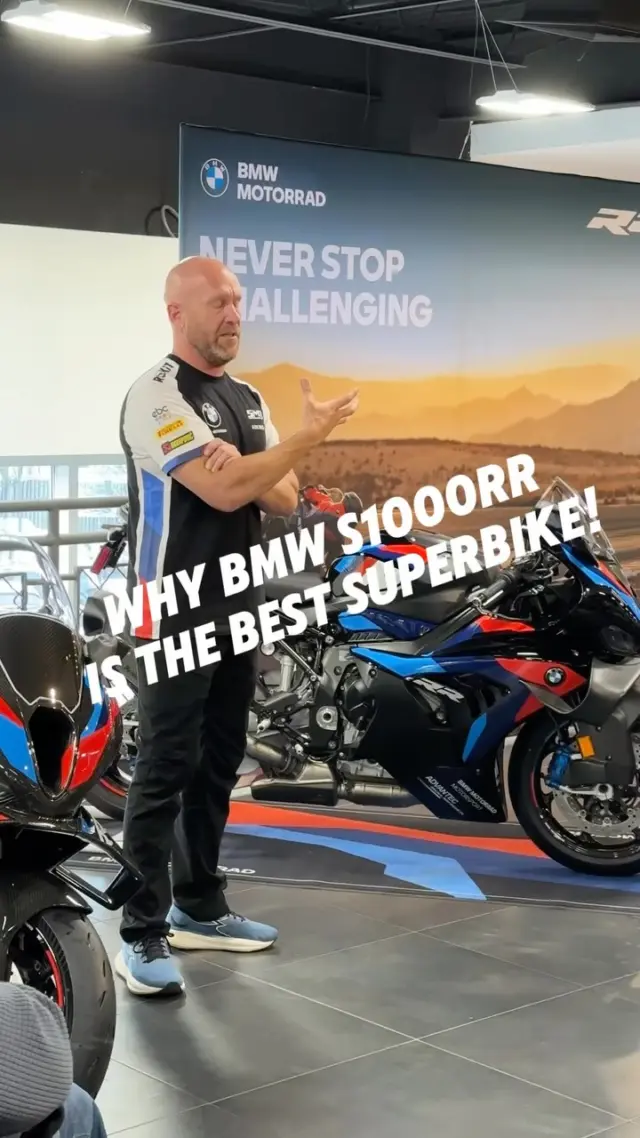 “In the SUPERBIKE game, BMW is three to four squares ahead”… that is why S1000RR is the best. Listen up what @n8.kern told us today on the 2025 BMW S1000RR PREMIERE #bmwmotorrad #makelifearide #s1000rr #bikelife #superbike #wsbk #worldsbk